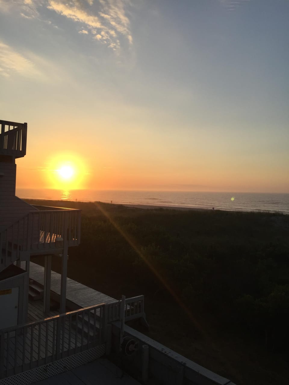 Watch sunrise every morning from the bedroom balcony or living room large deck
