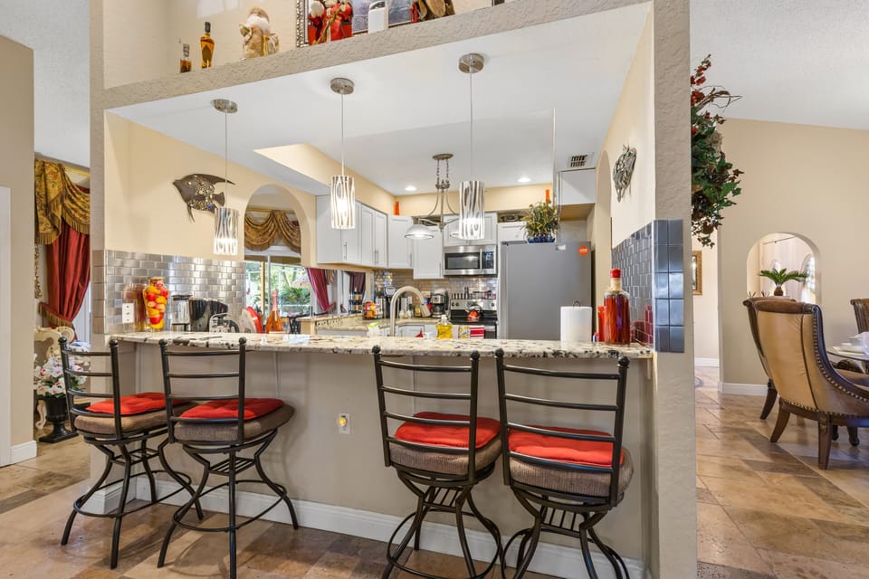 Large kitchen bar 