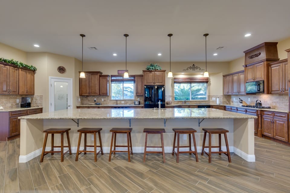 Kitchen and Island