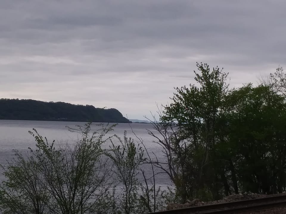 View of Mississippi across road