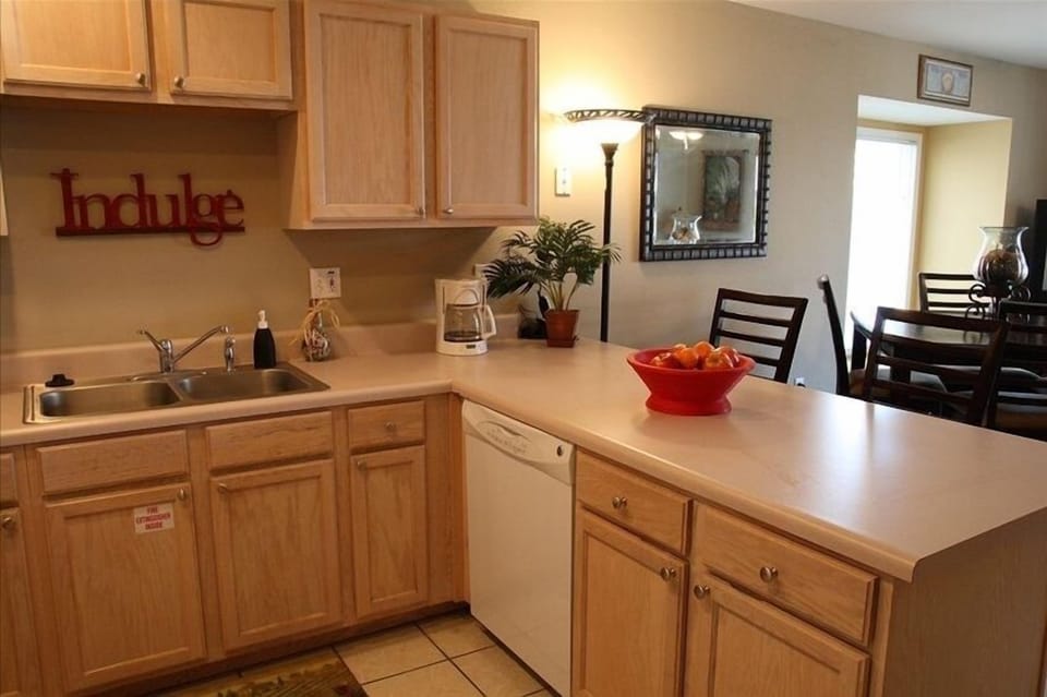 Kitchen with plenty of counterspace and Dining Bar.