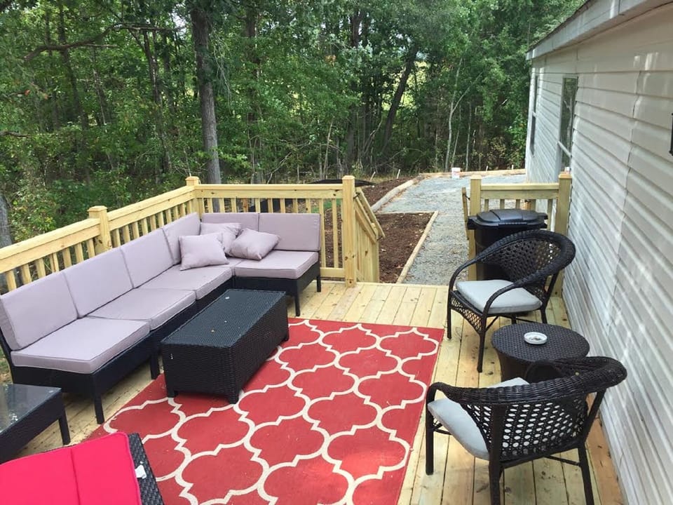 Back deck.