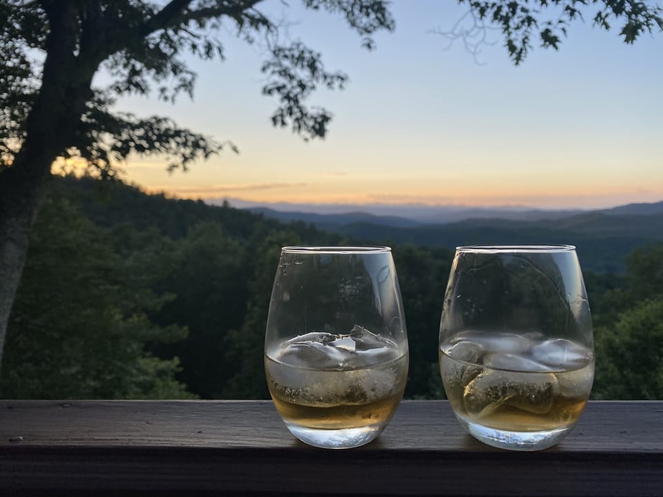 Watch the sunrise with coffee in the morning and cocktails with sunset.  