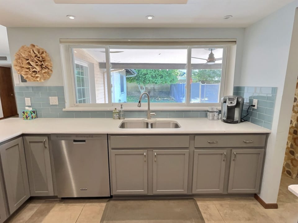 Kitchen with dishwasher
