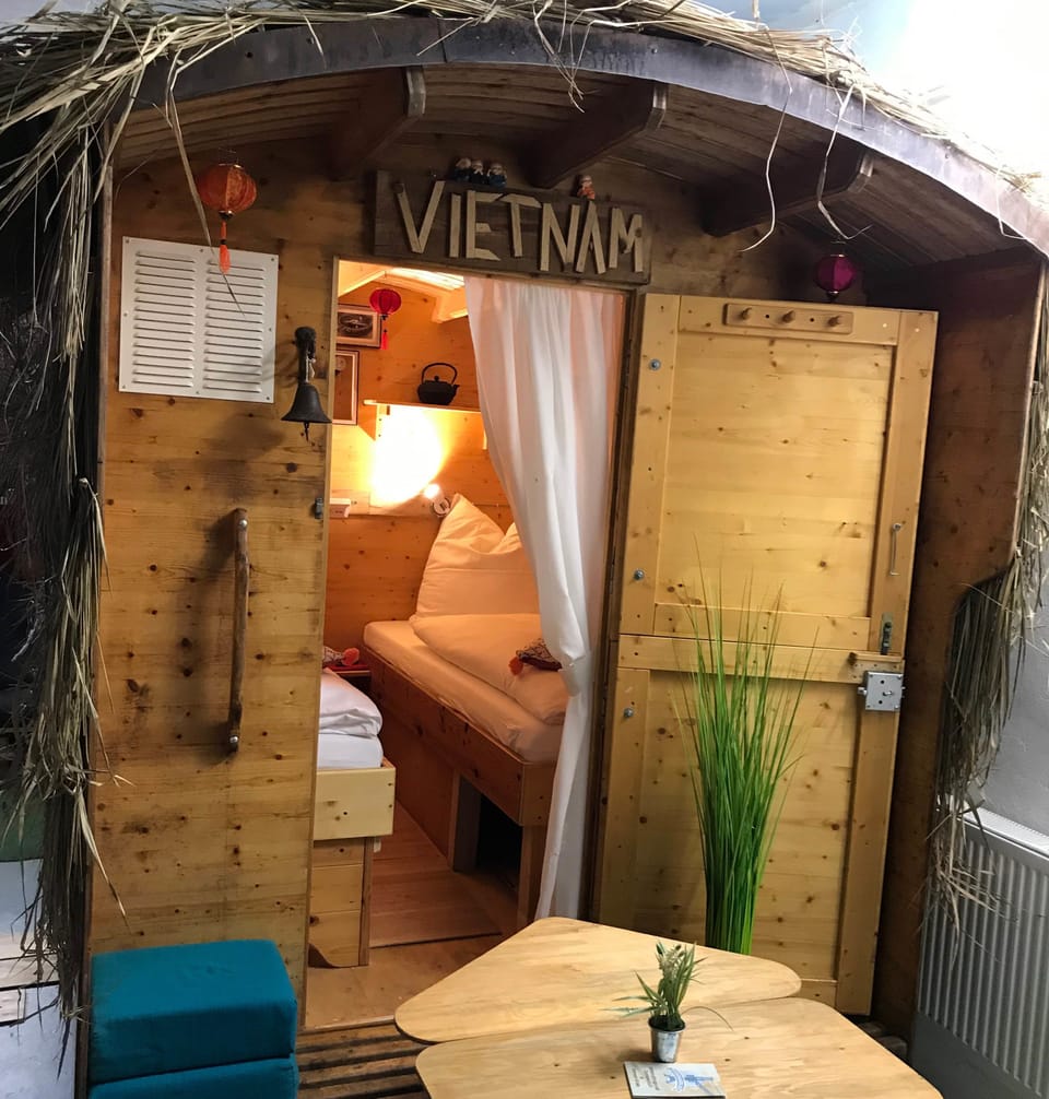 Twin Room, Shared Bathroom (Shepherd's Wagon Vietnam) | Individually decorated, individually furnished, free WiFi