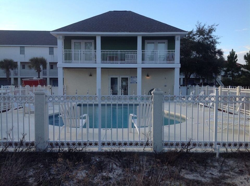 Pool house and pool for Bonita Point Residence and Guests