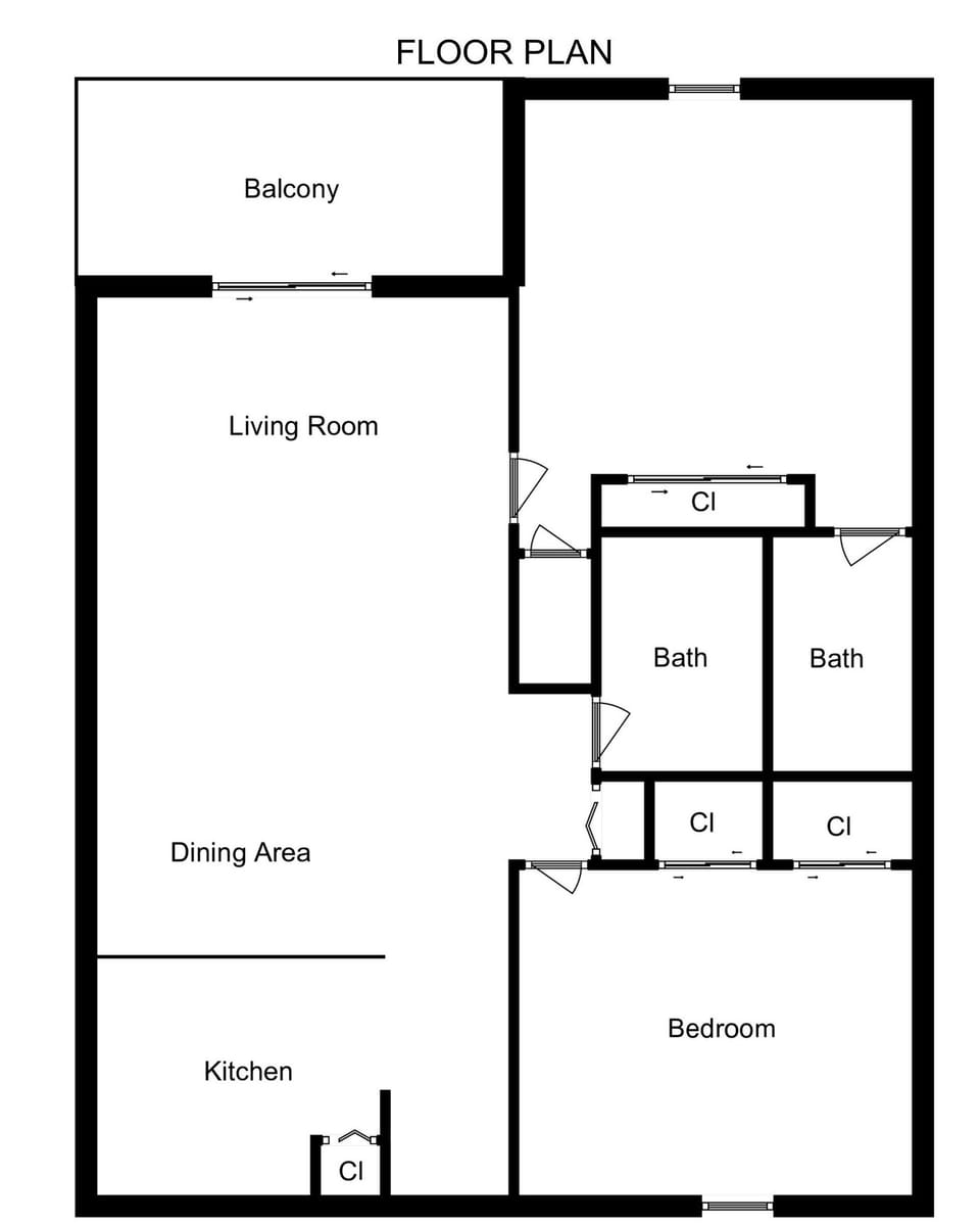 Condo, 2 Bedrooms | Floor plan