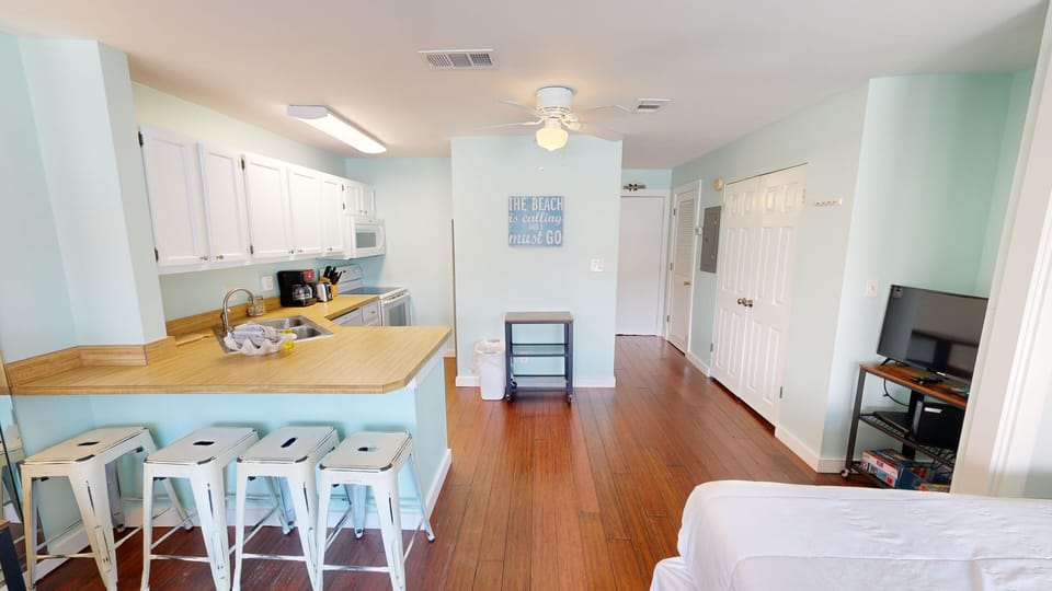 Studio | Private kitchen | Fridge, oven, coffee/tea maker, toaster