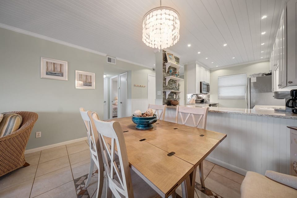 Skip the restaurant and enjoy a meal at your beach condo, featuring a fully-equipped kitchen perfect for cooking and serving up your favorite dishes