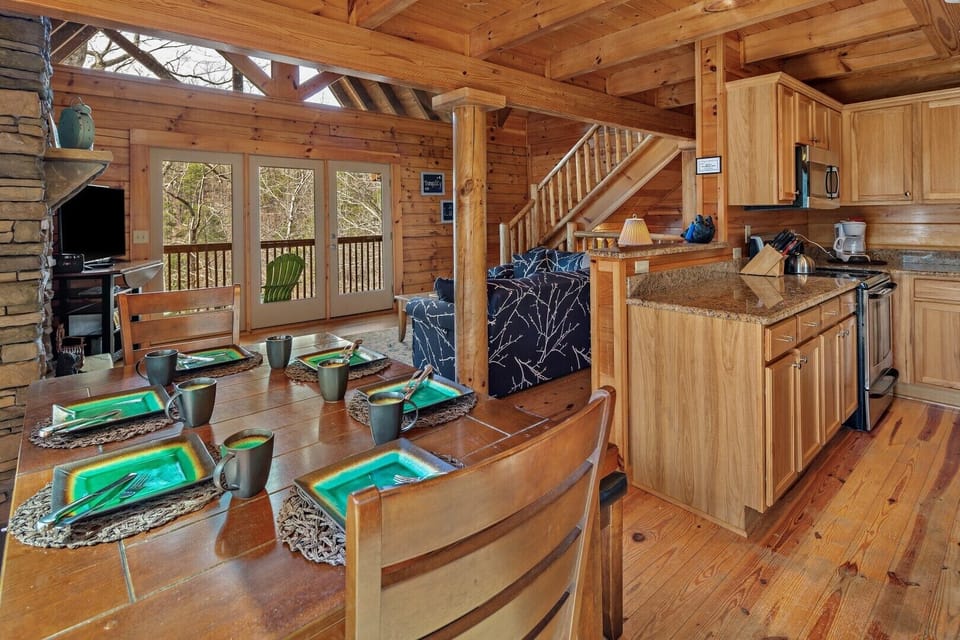 View from dining through to living room