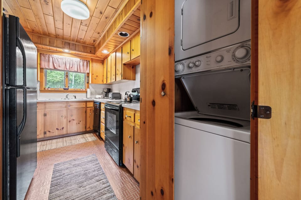 Kitchen and laundry area