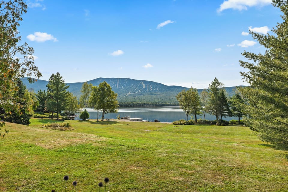 Large property with spacious lawn and shared amenities