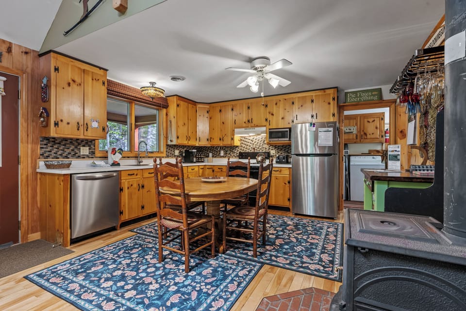Kitchen and dining area