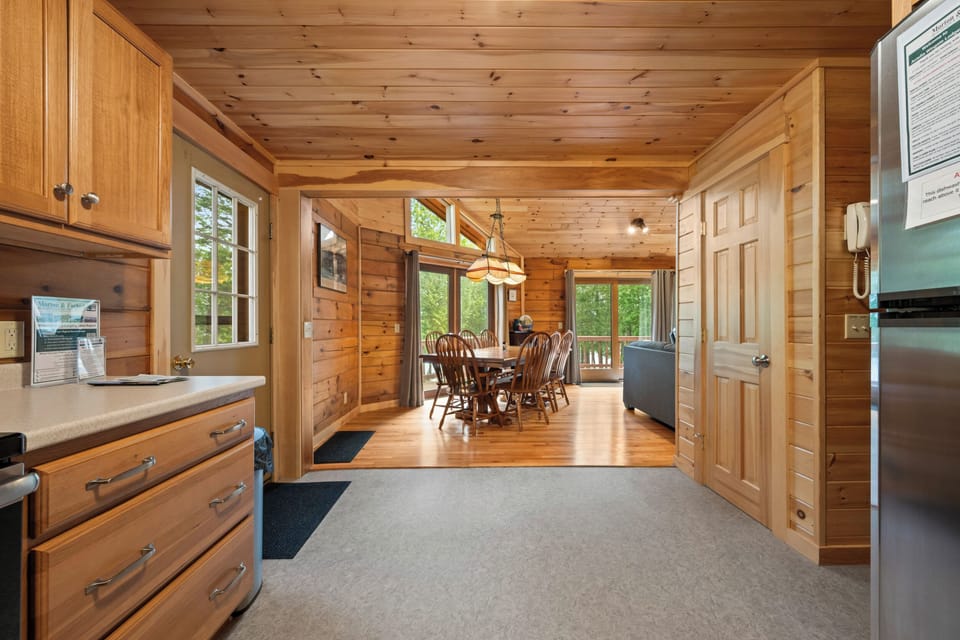 Looking into the Dining Area from the Kitchen