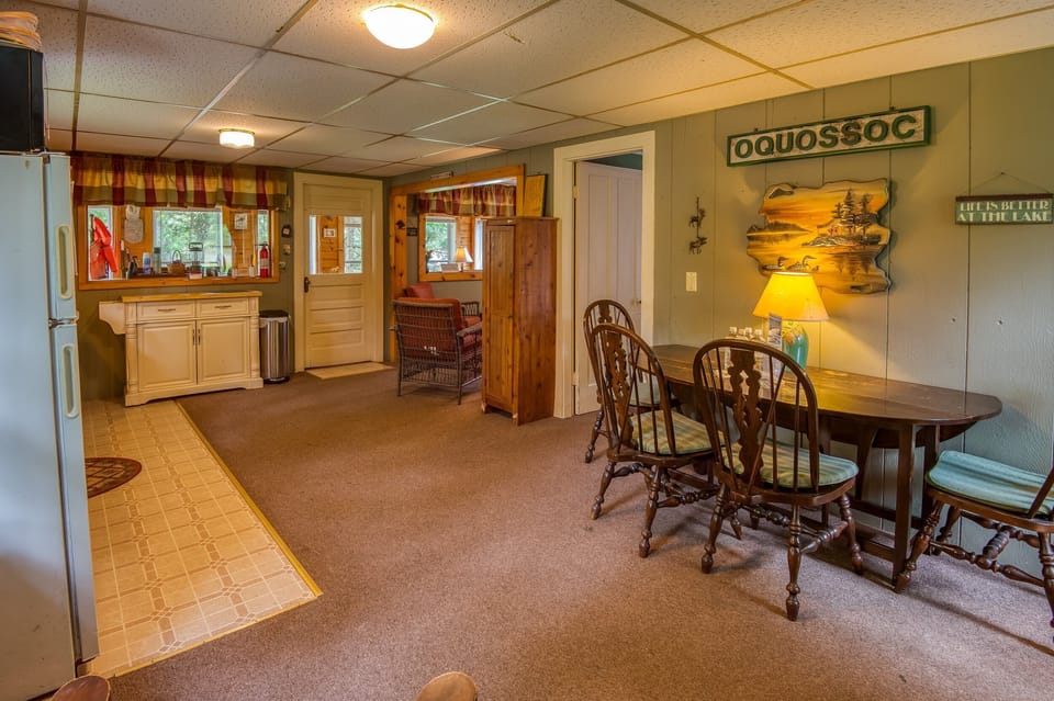 Dining area and kitchen