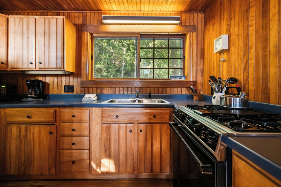 Fully applianced kitchen, no dishwasher
