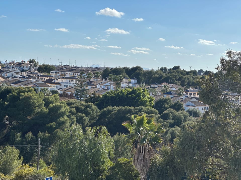View from roof terrace