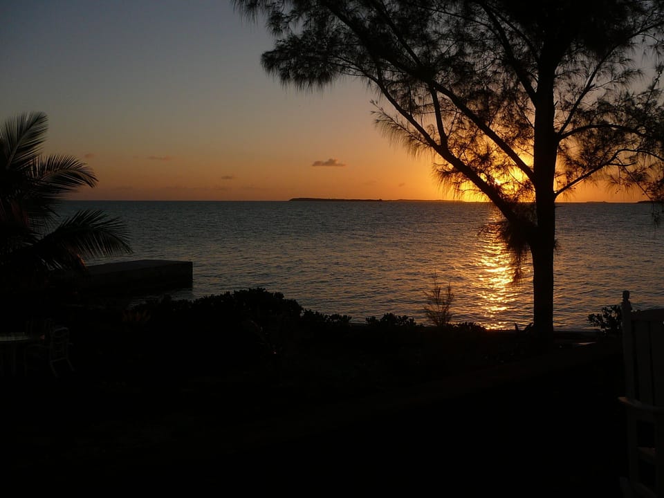 Sunset from the deck