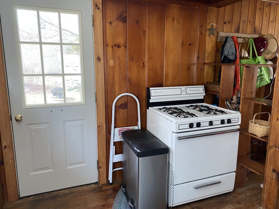 Kitchen Stove & Back Door