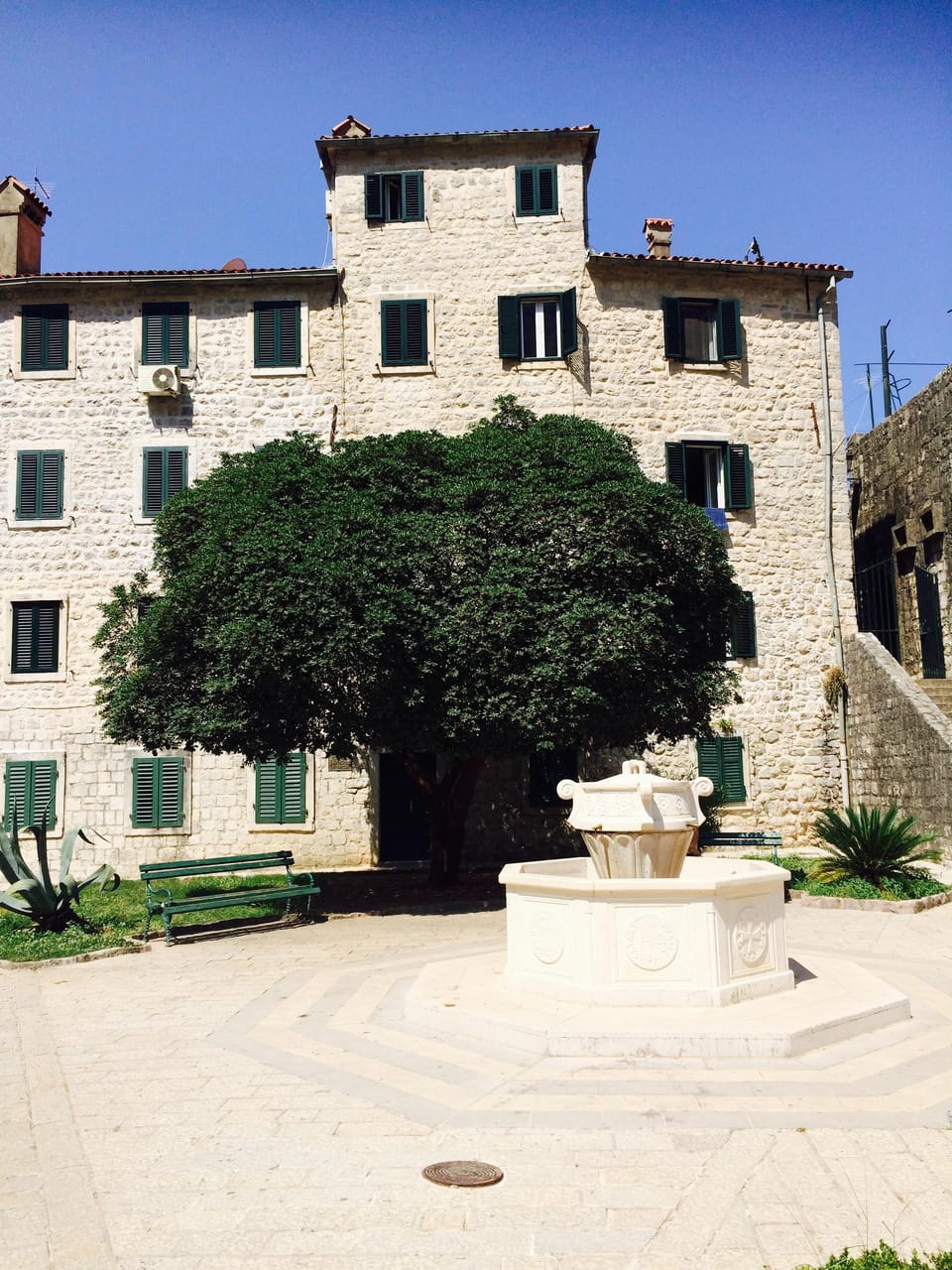Front of the building - by the square