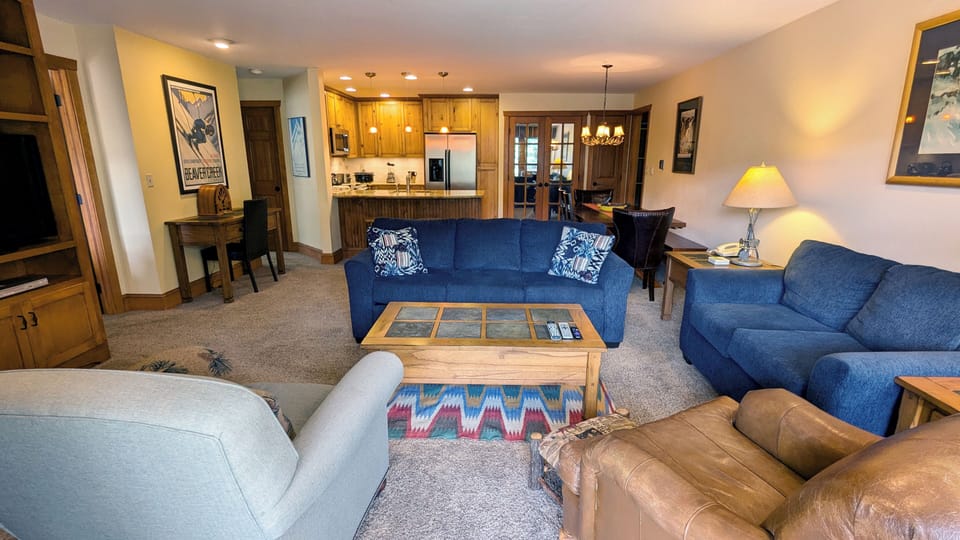 Beaver Creek West Condo A-3 living room & kitchen