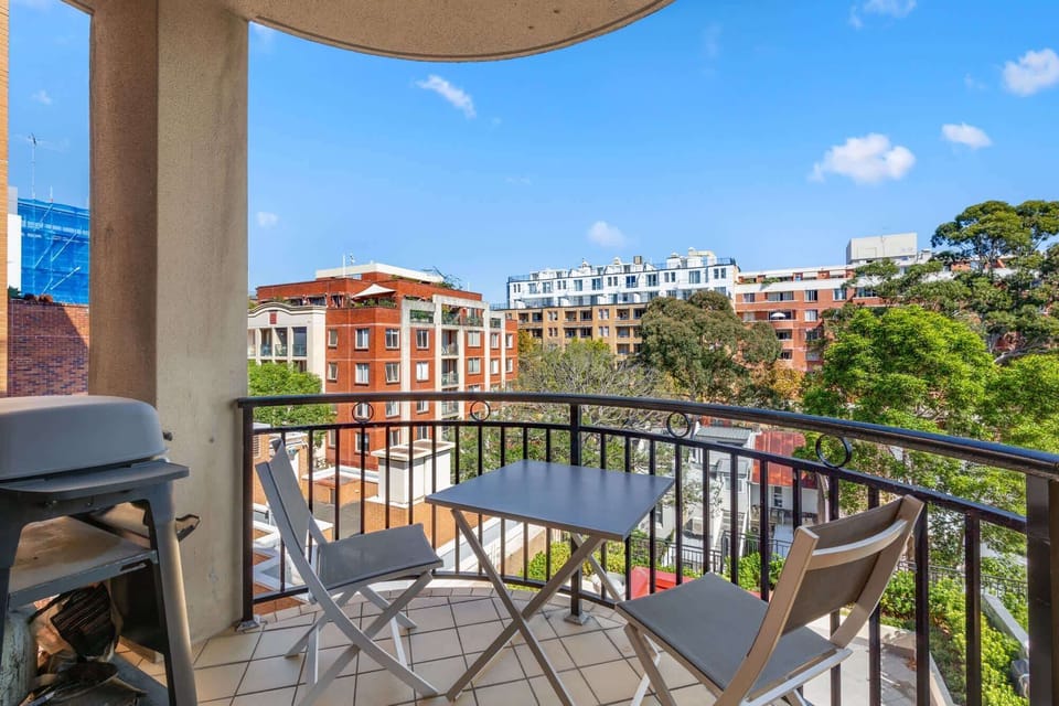 Balcony with BBQ