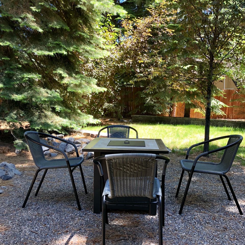 Fire pit (Six chairs available)