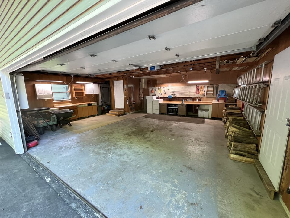 The garage.