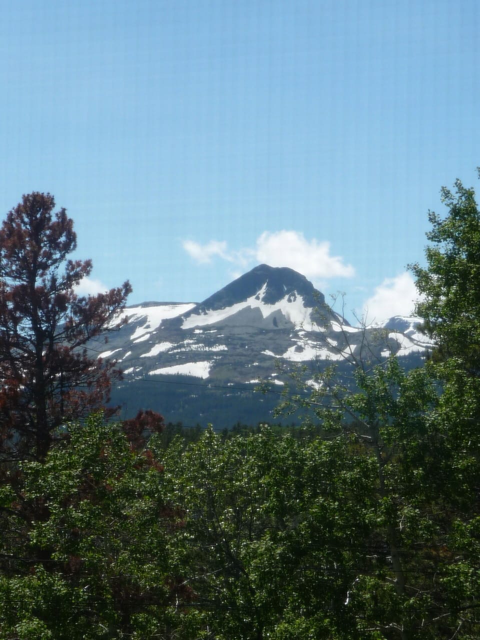 View from upstairs window