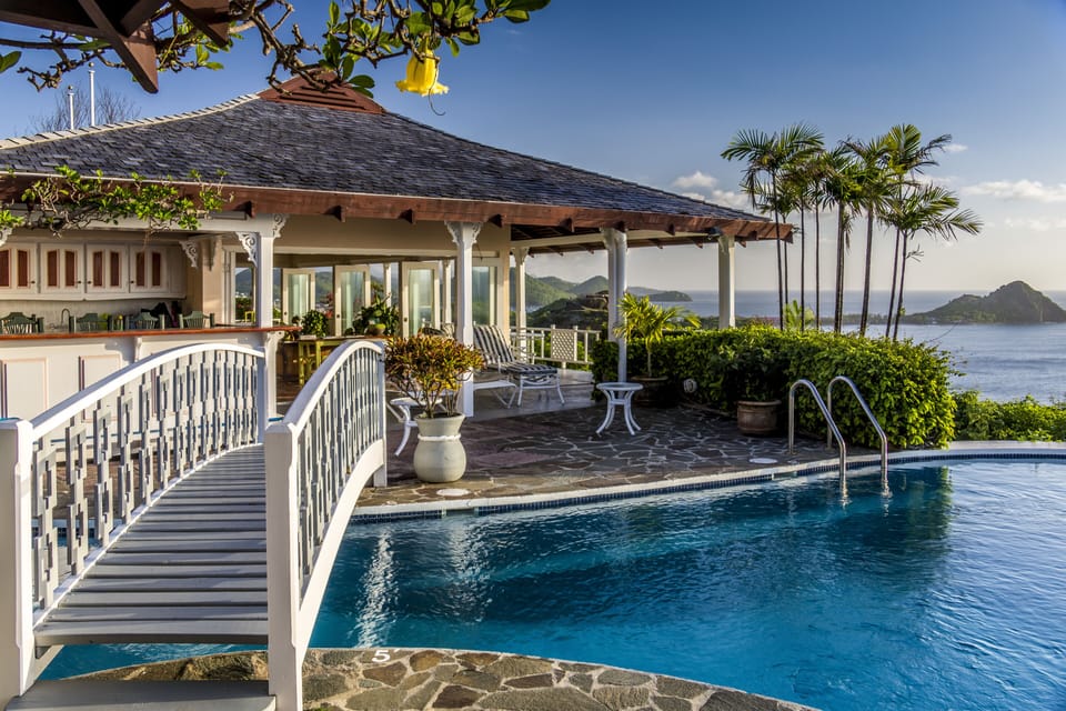 Pool and Great Room at Albatross Nest 