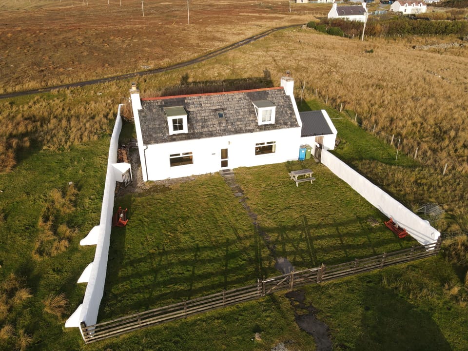 Meall Dubh and front garden