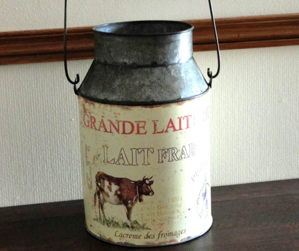Le pot à lait qui fait écho à la tradition laitière de la région