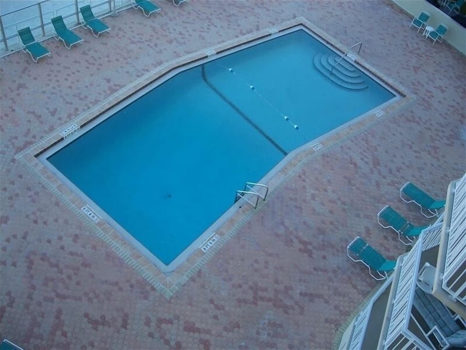 Pool From Balcony on Ocean Side