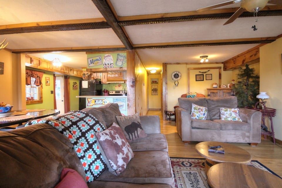 Plenty of room to stretch out and visit with friends