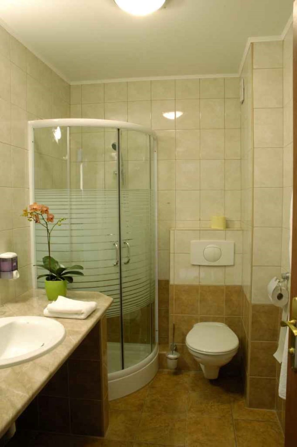 Single Room | Bathroom | Hair dryer, bathrobes, towels
