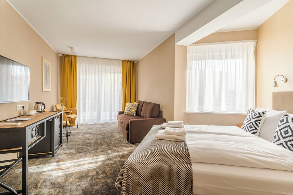 Superior Double Room, 1 Queen Bed | Premium bedding, in-room safe, cribs/infant beds, free WiFi