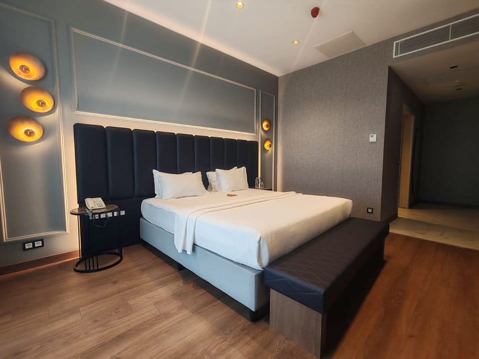 Shower, eco-friendly toiletries, hair dryer, bathrobes