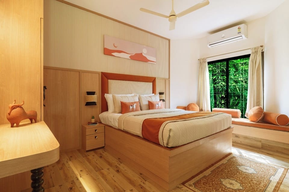 Family Villa, Multiple Beds, Non Smoking, Garden View | Blackout drapes, soundproofing, bed sheets