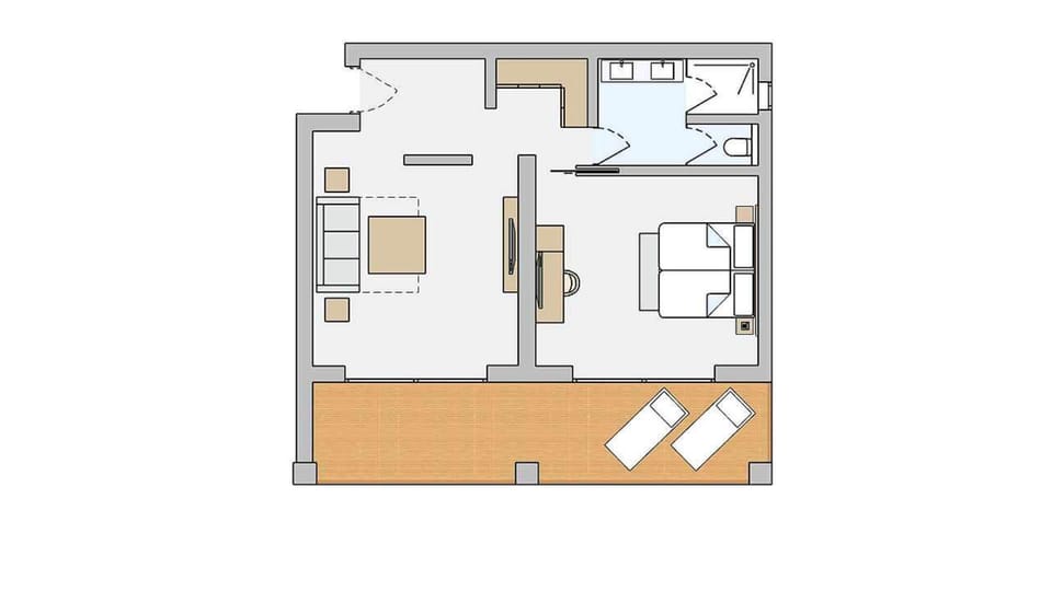 Classic Suite, Sea View | Hypo-allergenic bedding, in-room safe, desk, laptop workspace