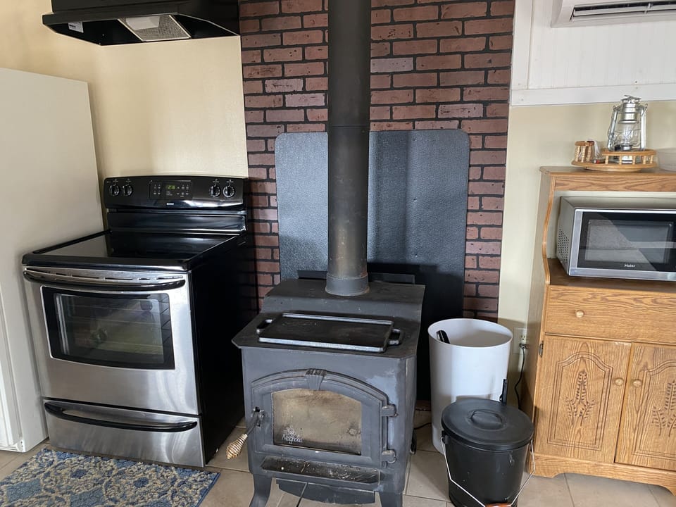 wood stove