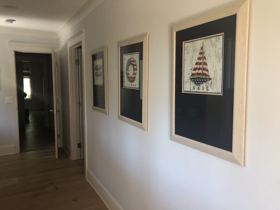 Hallway to private bedrooms # 4 & 5.