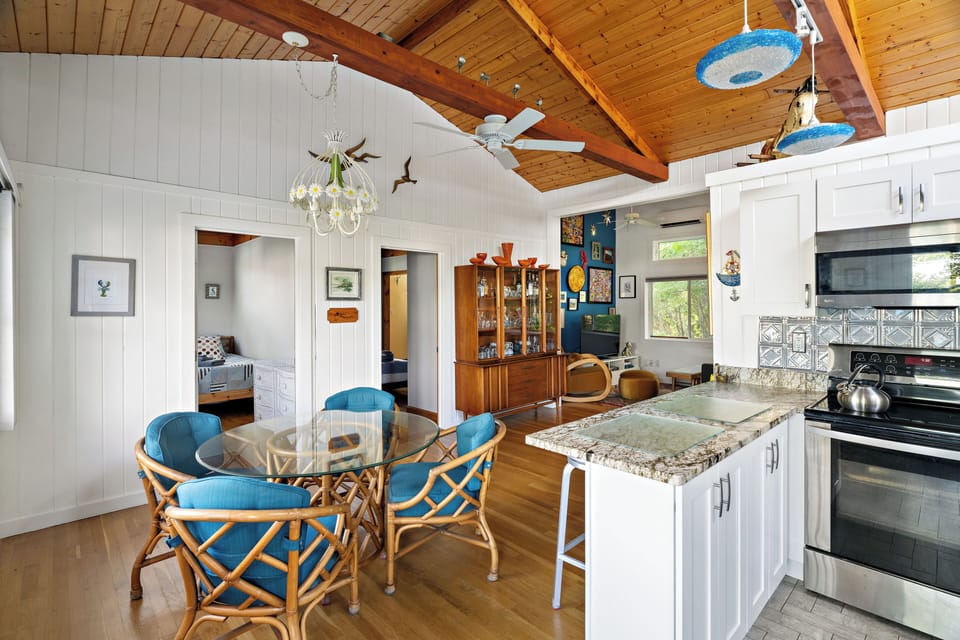 Kitchen dining table.
