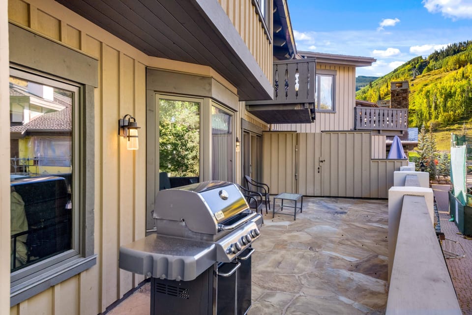 Balcony with view of Vail Mountain