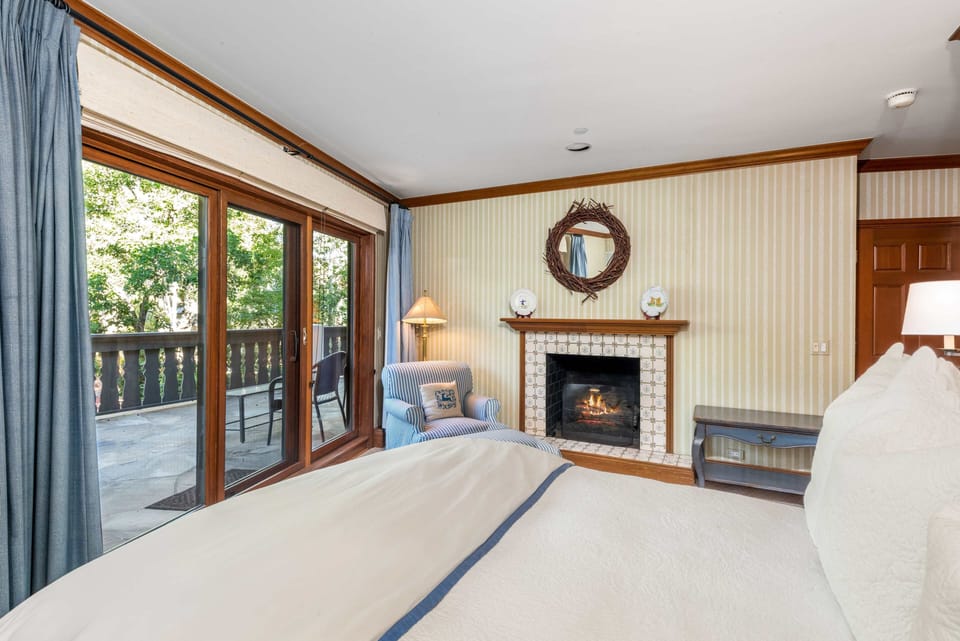 Bedroom with Fireplace