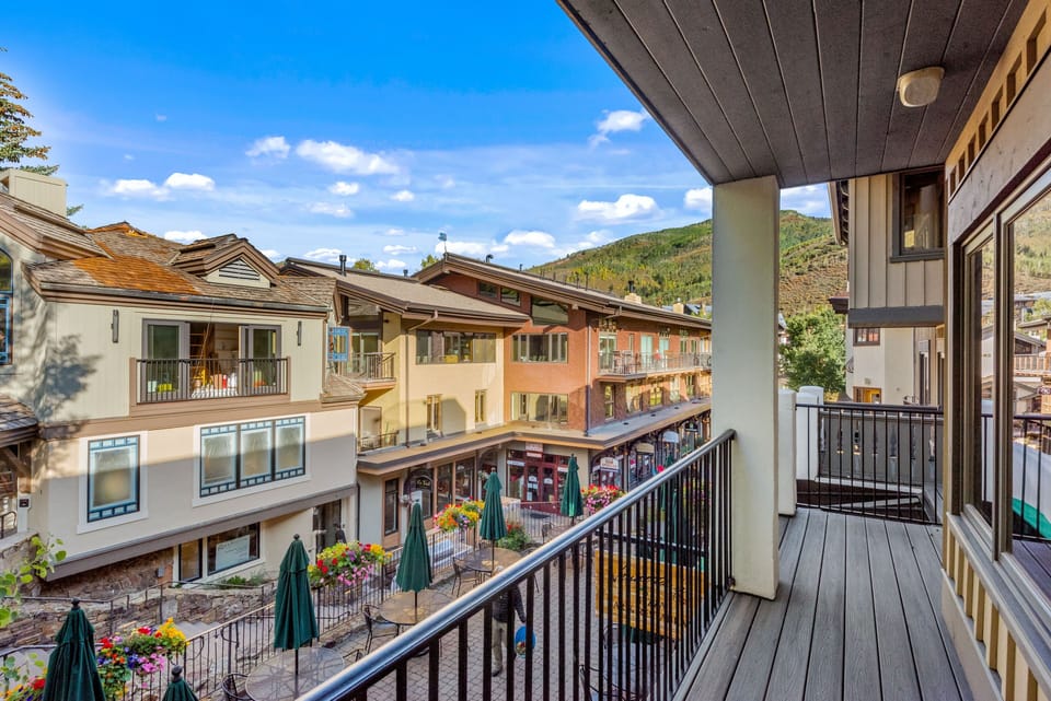 Balcony with In Town View