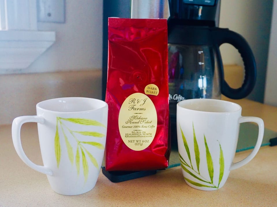 Getting some Kona coffee during your vacation is a must! 
