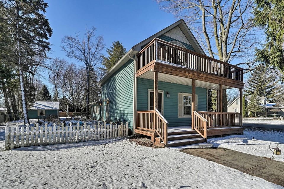 North of Home with Patios on each level!