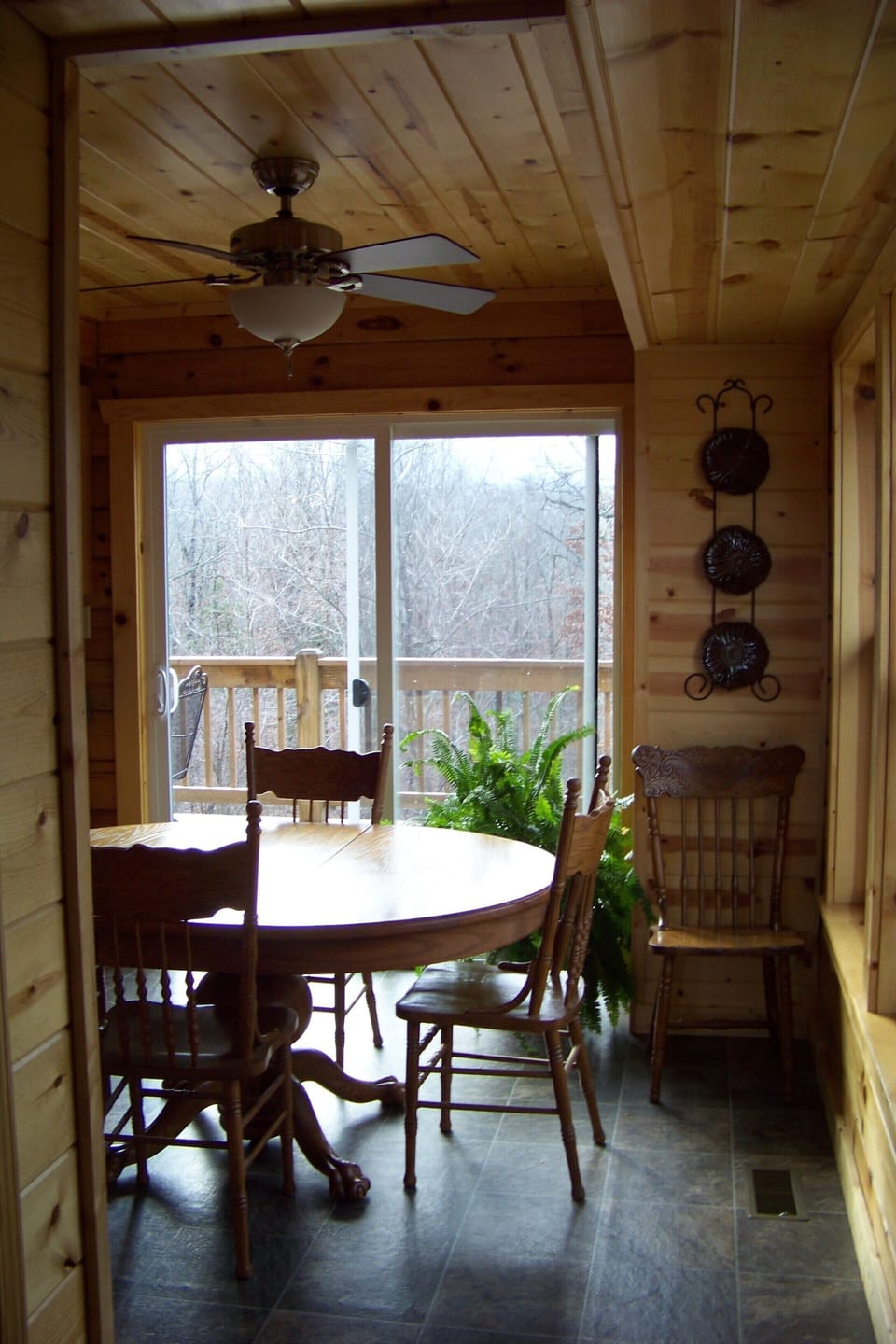 Dining table with a view