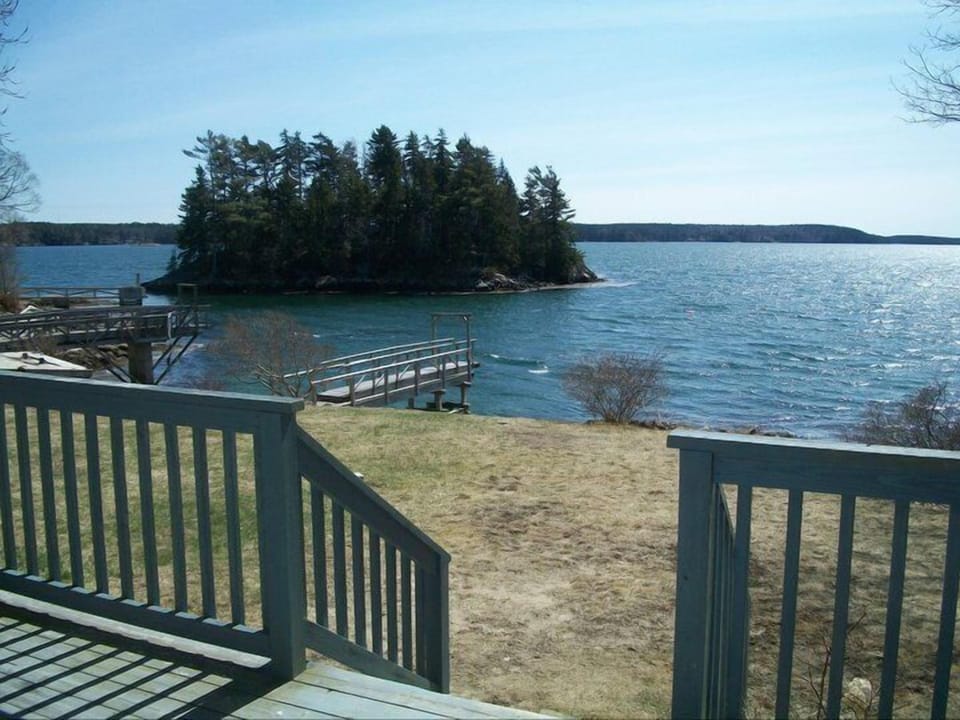 From the deck, looking towards the small Island called Jenny's Nubble.
