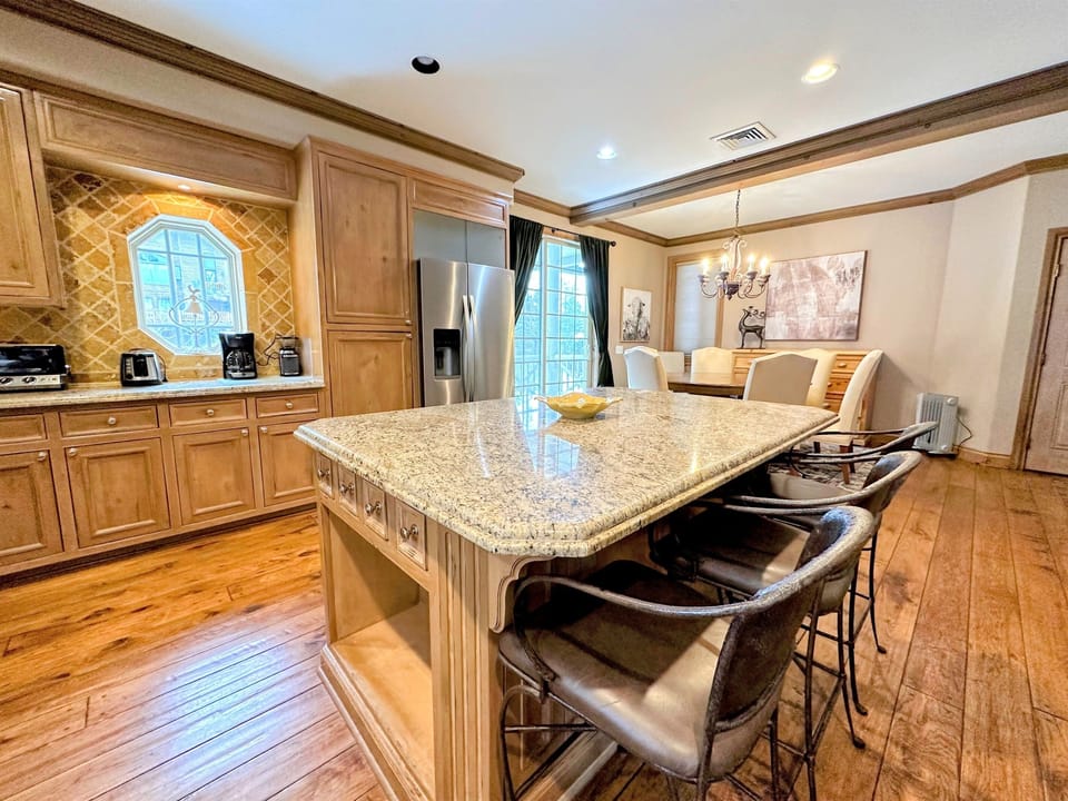 The large slider creates plenty of light, and access to the private juliet balcony.